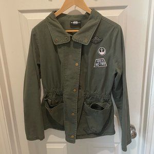Green Button Up Star Wars Jacket